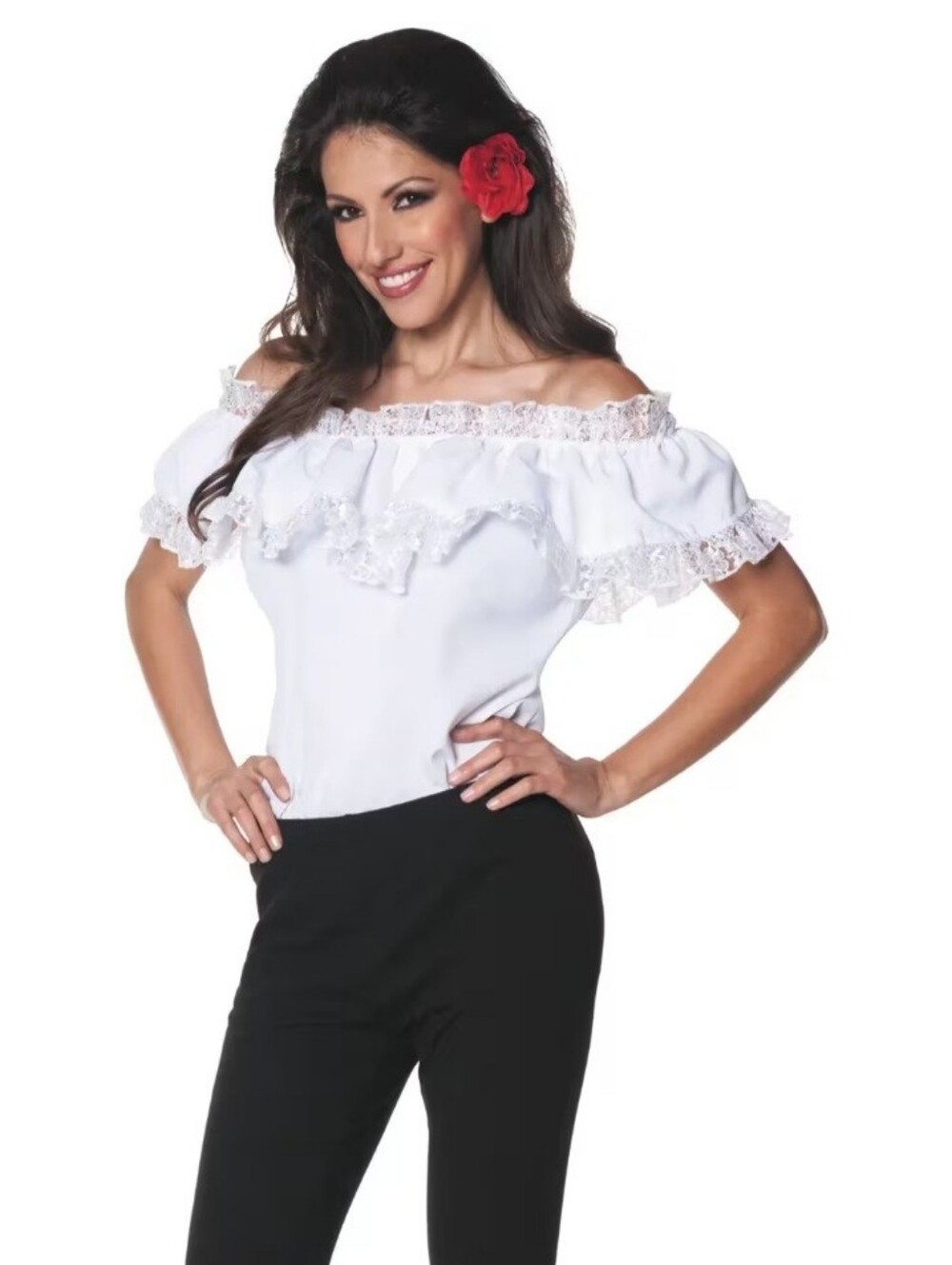 🎃 Underwraps Womens Senorita Blouse Costume Size Small